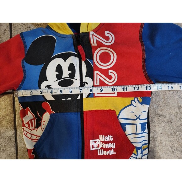 Disney Mickey Mouse Walt Disney Resort 2021 Hoodie Jacket Size XX Small Youth - Picture 6 of 9